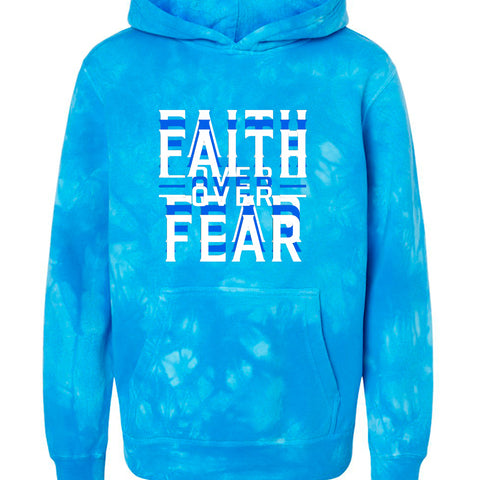Tie Dye Aqua Blue - FRONT