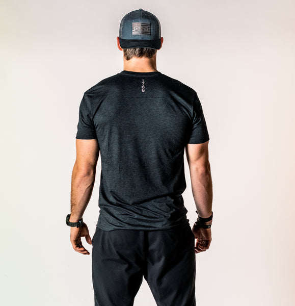 Heather Black Embrace The disComfort Tee
