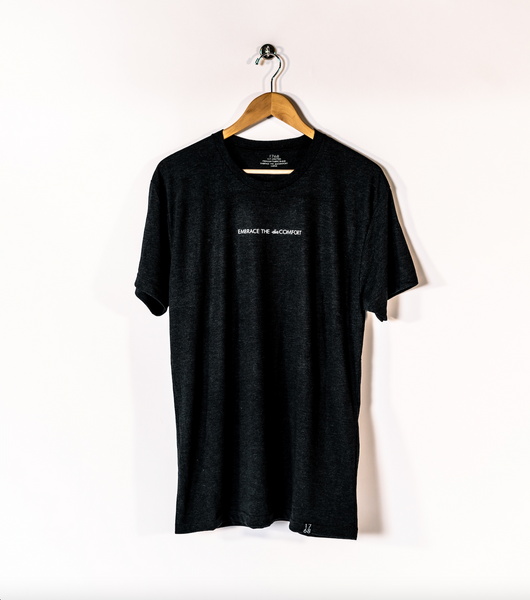 Heather Black Embrace The disComfort Tee